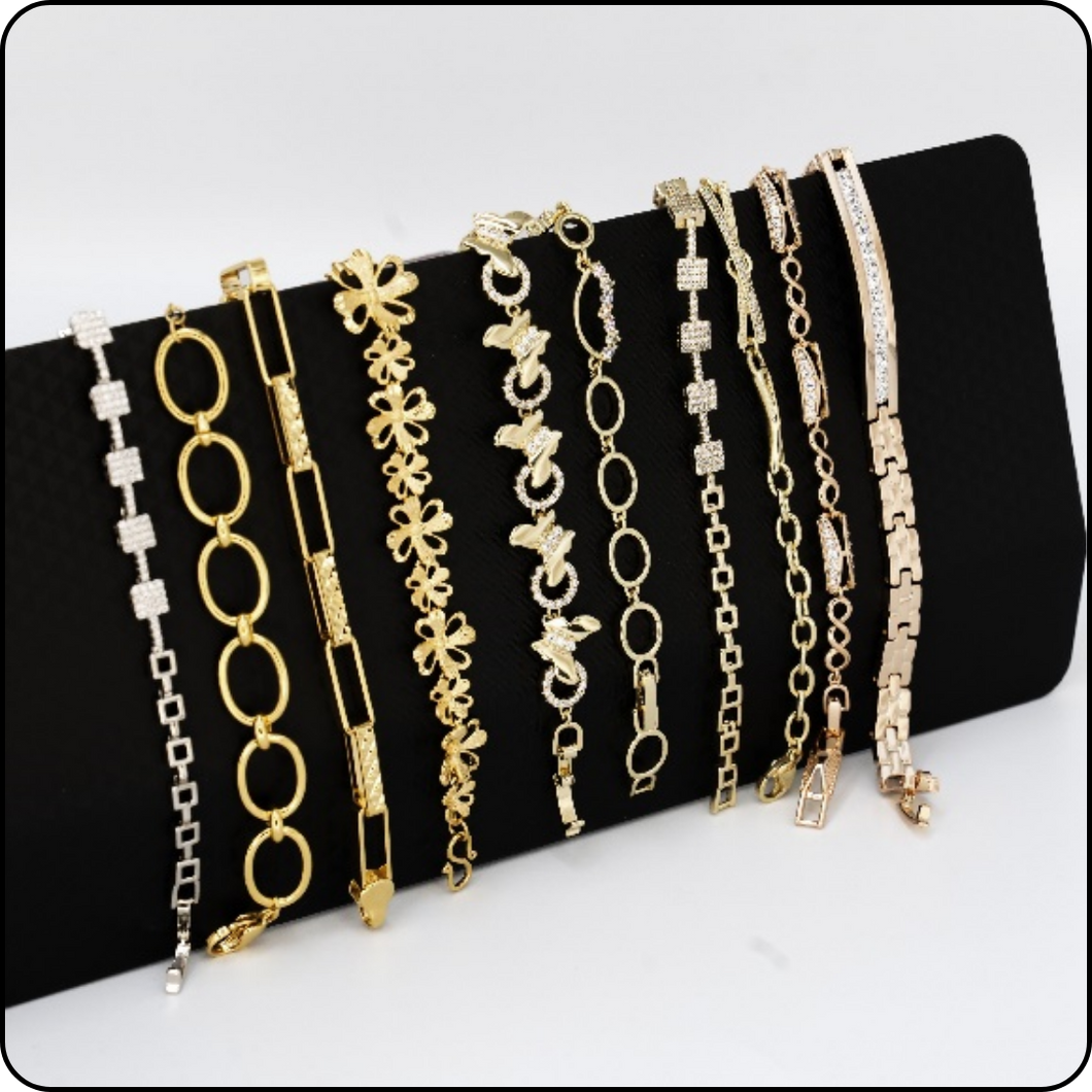 Womens Gold-Plated Bracelet